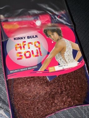Afro Soul Kinky Bulk Hair - Rich Burgundy